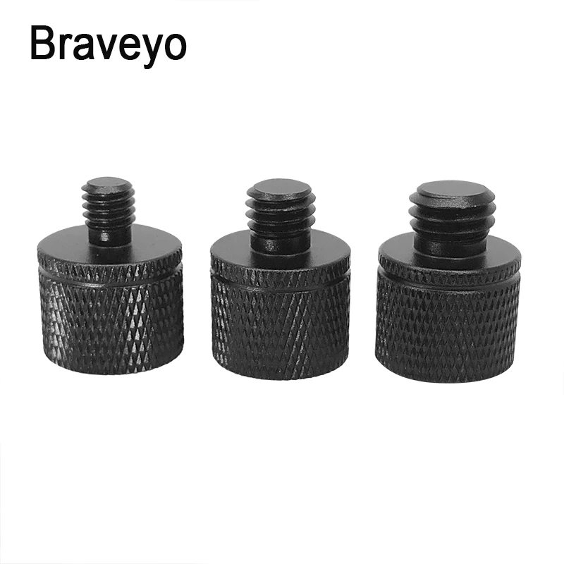 변환 나사 3/8 M6 M8 M10 M12 나사 사진 액세서리 삼각대 볼 헤드 라이브 플래시 브래킷 용 어댑터 마운트 나사