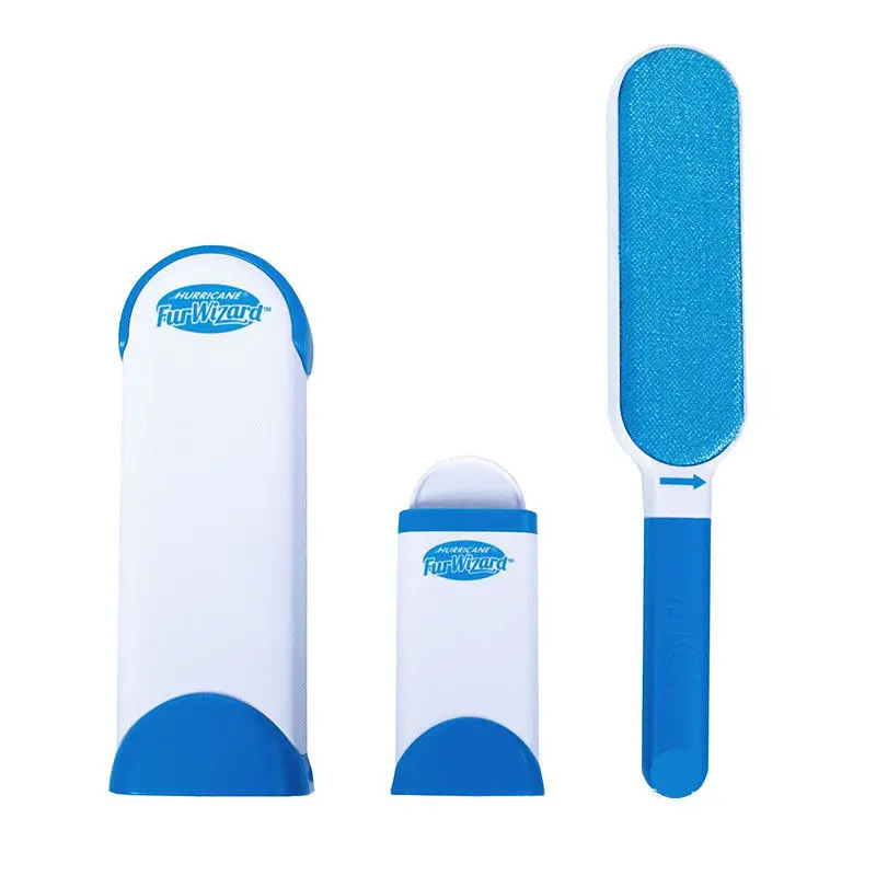 

AA New Hurricane Fur Wizard Pet Fur & Lint Remover Travel Size Cleaner Brusher