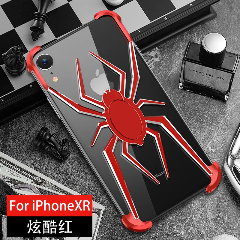 Человек-паук элемент Стенты чехол для Apple iPhone X XS Max чехол для телефона Coque iPhone 11 Pro Max Xr 8 7 6 6s плюс роскошный легкий Чехол, корпус