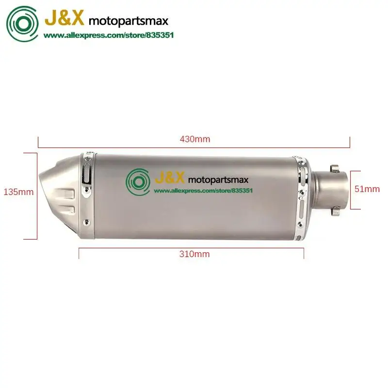 Глушитель для мотоцикла, полная система, средний соединитель, средняя труба, без шнуровки, для suzuki GSX R600 R750 GSXR600 GSXR750 K7 2007
