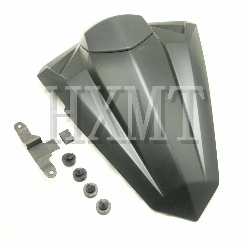 Углеродное волокно для Kawasaki Ninja 300 250 Z250 EX300 2013 на заднем сиденье заднее сиденье крышка капота соло сиденья хомут - Цвет: Matt black