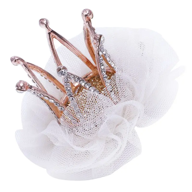 

Children's flower crown princess bud silk hair clips for girls baby hair accessories kids headwear hairpin lace Baby girl hair p