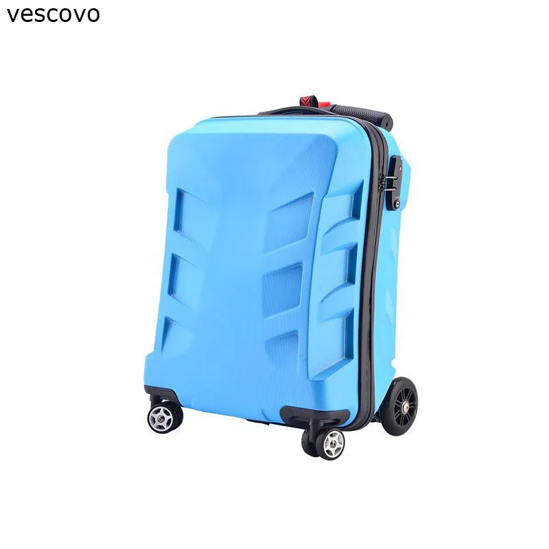 Vescovo 21 дюймов Трансформеры PC для мужчин Дорожный чемодан скутер высокого качества тележка для багажа на колесах сумка на колесах