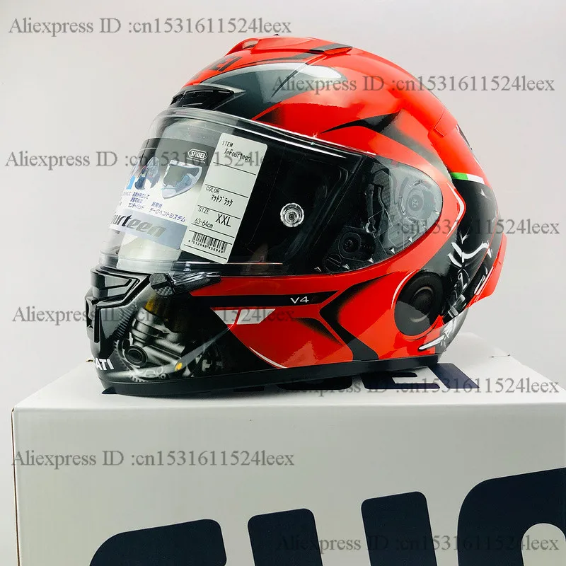 Мотоциклетный шлем на все лицо X14 DUCATII красный цвет для езды мотокроссе гоночный