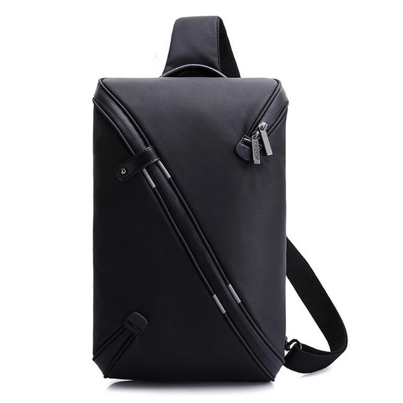 KAKA модные сумки новая технология нагрудная сумка мужская 9,7 дюймов Сумка для планшета несколько слоев водонепроницаемый Оксфорд Повседневная нагрудная сумка D121