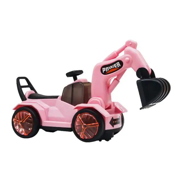Children's Excavator Toy Music Light Engineering Vehicle Toy Electric Toy Car For Girls Boy Outdoor Fun Kids Toys 3
