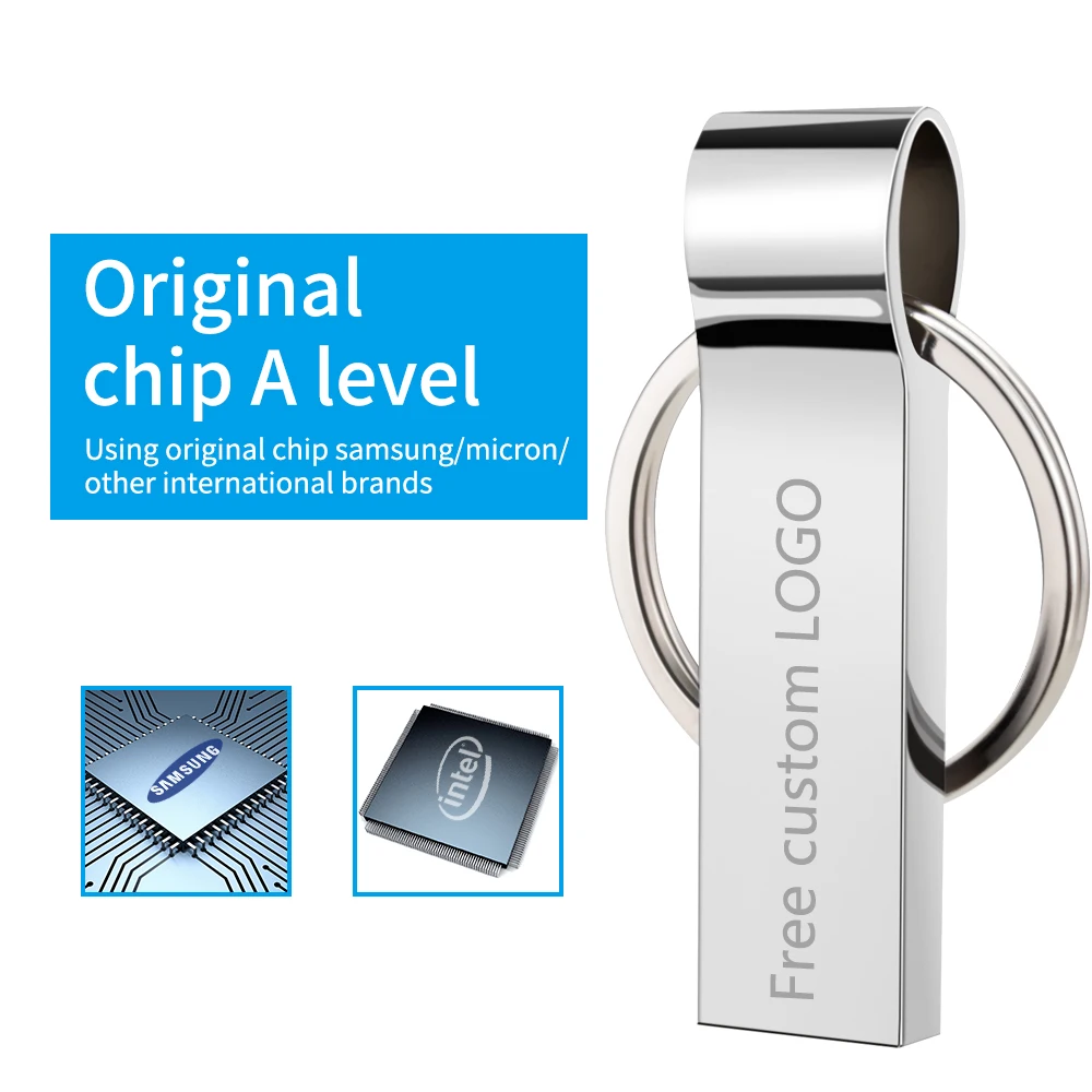 Hot metal pendrive 128GB 64GB usb flash drive 32GB 16GB Key pen drive 8GB flash memory stick cle usb 2.0 u disk Free print LOGO (14)