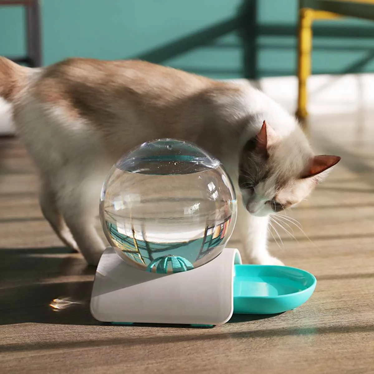 2.8L Automatic Cat Water Fountain Cat Dog Water Dispenser Animals Large Intersting Drinking Bowl Plastic Automatic Feeders