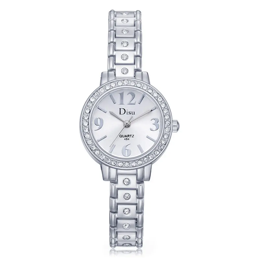 

Ladies Dress Watch Steel Strp Rhinestone Decoration Girls Party Wedding Fashion Quartz Watch for Dropshipping relojes mujer 2018