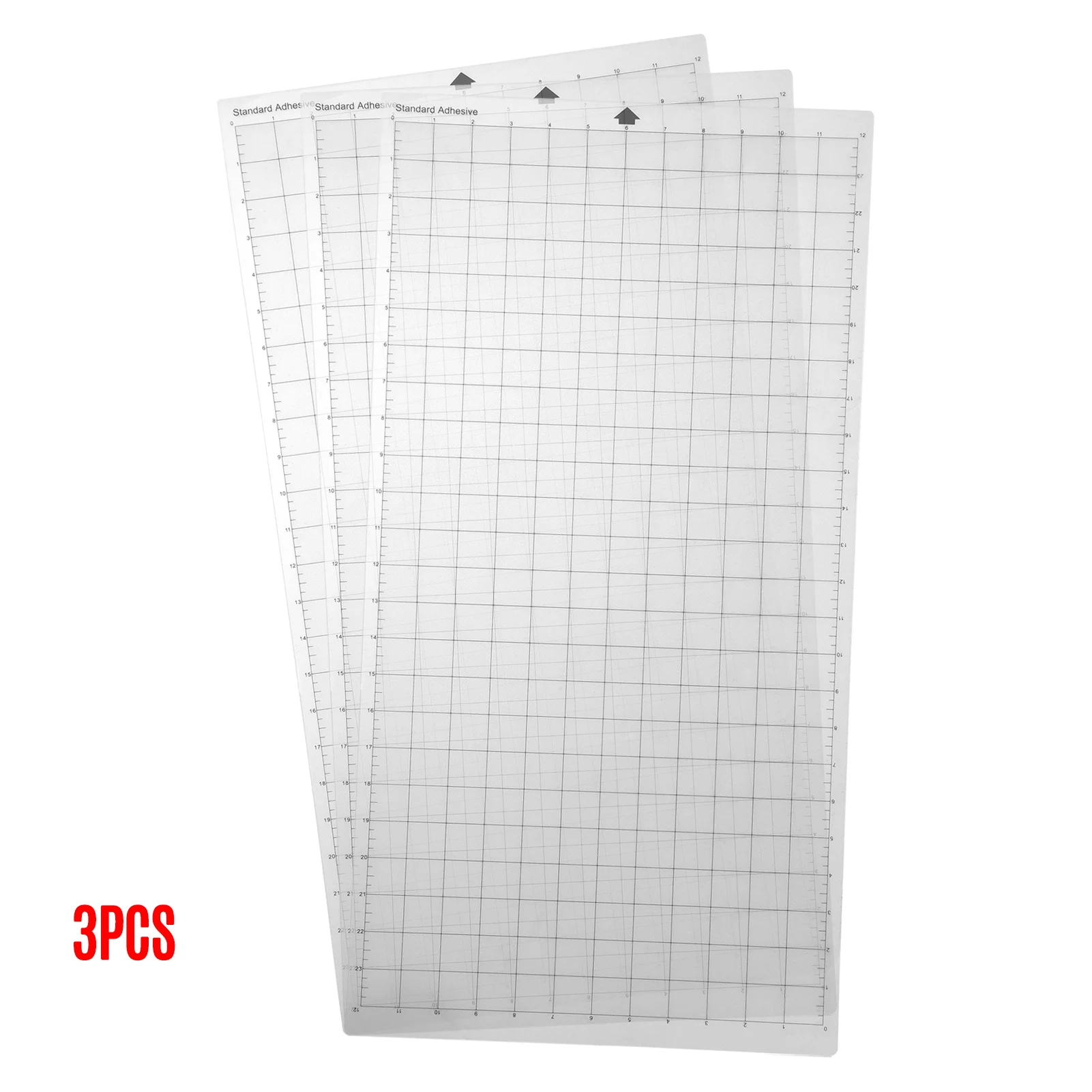 Set di 6 pezzi di ricambio adesivo – forte, standard, impugnatura leggera adatta per Cricut per silhouette, 12 in x 12 in x 3 confezioni, 12 in x 24 in x 3 confezioni