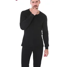 Три секунды тепла мужское термобелье плюс бархатный мягкий костюм зимний длинный Джон согревает для российских канадских и европейских мужчин