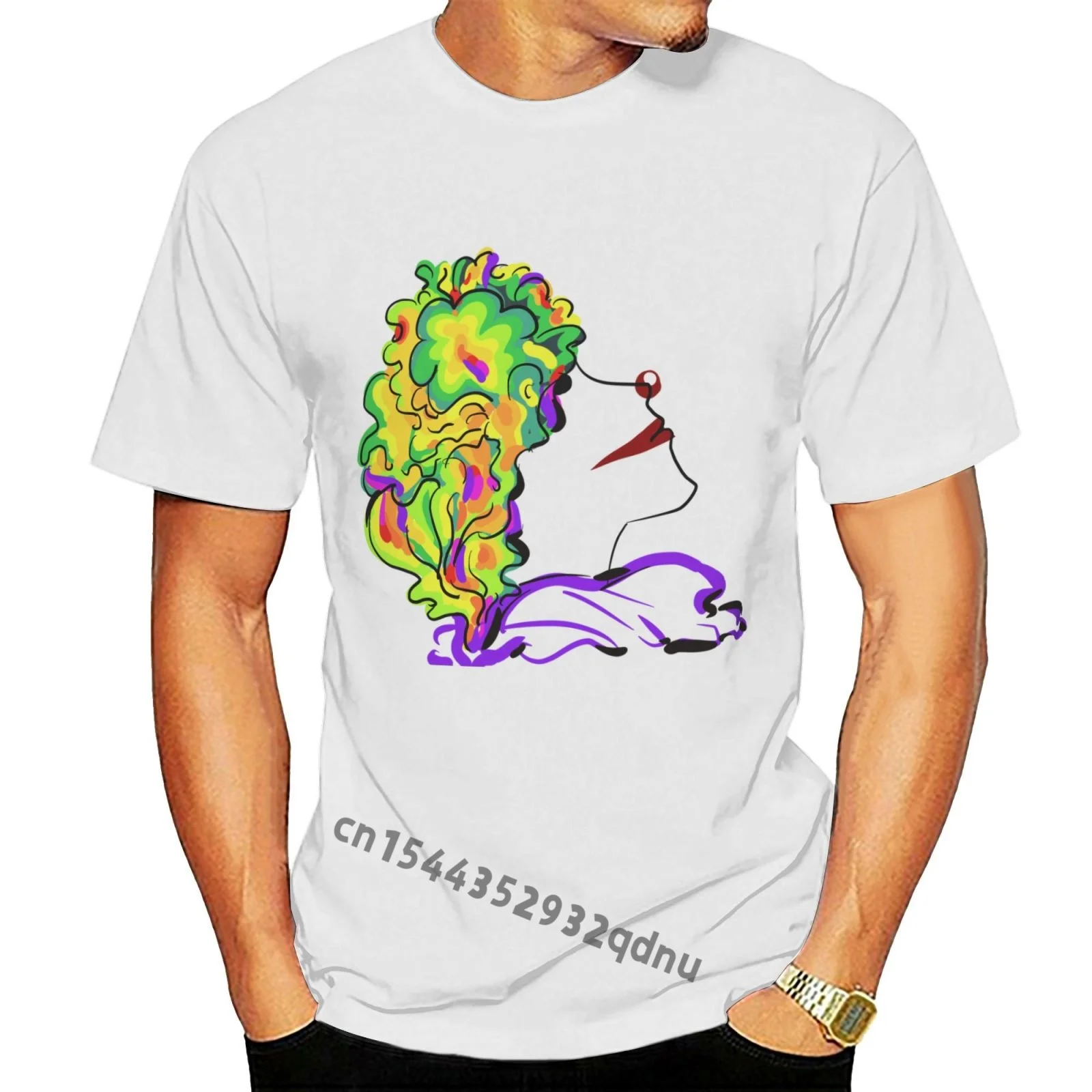 Men T Shirt Clowns Who Look Up At The Stars Do Not Cry t-shirt White tshirts Women T-Shirt S | Мужская одежда
