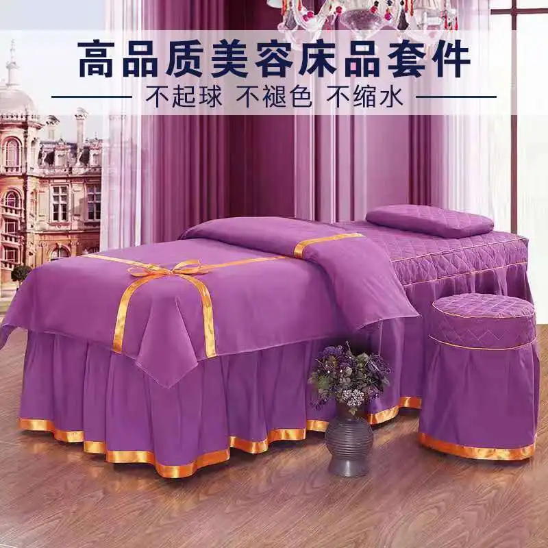 Massage Table Spreadsheet Skirt Sheet Set 4pc set Square Head | Красота и здоровье