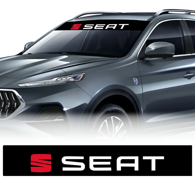 

1x Car Front Back Window Stickers Auto Windshield Decals for SEAT Leon Ibiza Alhambra Niva Kalina Priora Granta Largus Car Goods