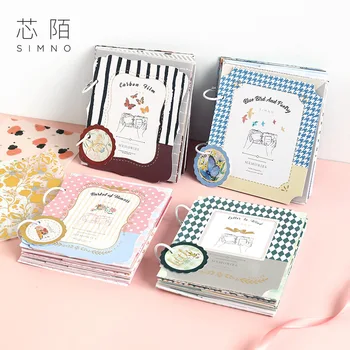 

Core Stranger Handmade Material Leaflet Hand Notebook Carbon Movie Series Literature and Art GIRL'S Hand Account Decoration Coll