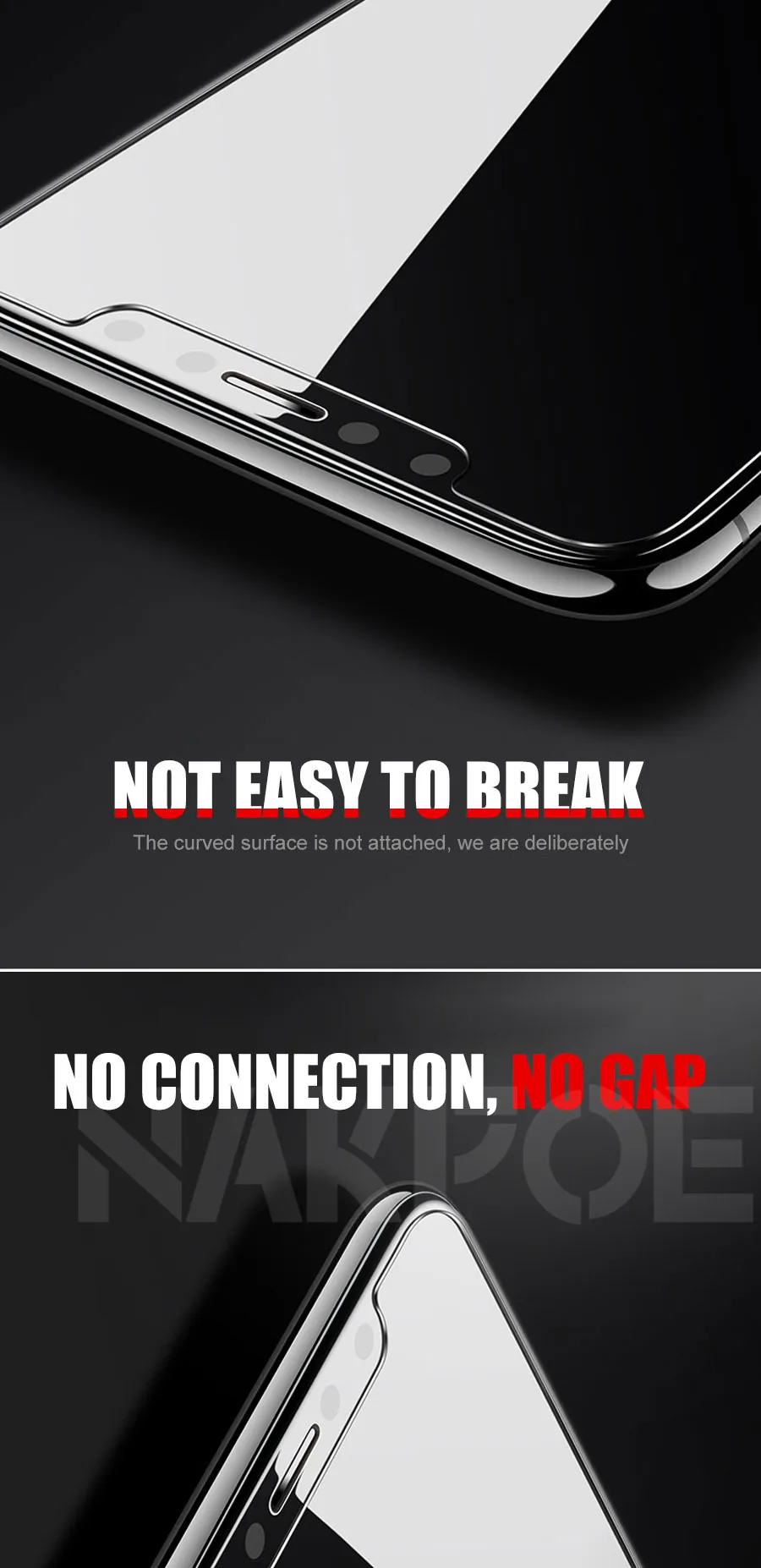 9H закаленное стекло для iPhone X XR XS 11 Pro Max 0,22 мм Защита экрана для iPhone 8 7 6 6S Plus 5 5S SE защитная пленка