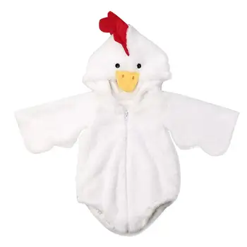

Cartoon Toddler Baby Casual Romper Cotton Long Sleeve Chicken Rabbit Shaped Hooded Boys Girls Sunsuit Spring Autumn Clothing