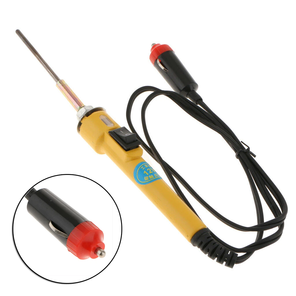 Electric Soldering Iron 12V Soldering Iron Quick Heating Power Tool External Heating Handle Heat Pencil Welding Repair Tools usb solder iron electric soldering machine quick heating heat pencils welding tools high temperature resistant mini repair goods