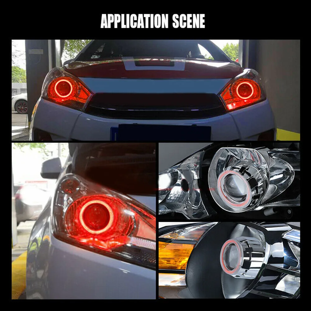 LED Angel Eyes Kit de Conversi/ón Hal/ógena Canbus Faros Delanteros Halo Ring Marker Bombillas para E82 E87 E89 E90 E91 E92 E93 E60 E61 E63 E70 X5 E71 X6 Biqing 2X 6W LED Faros Angel Eyes para Coche