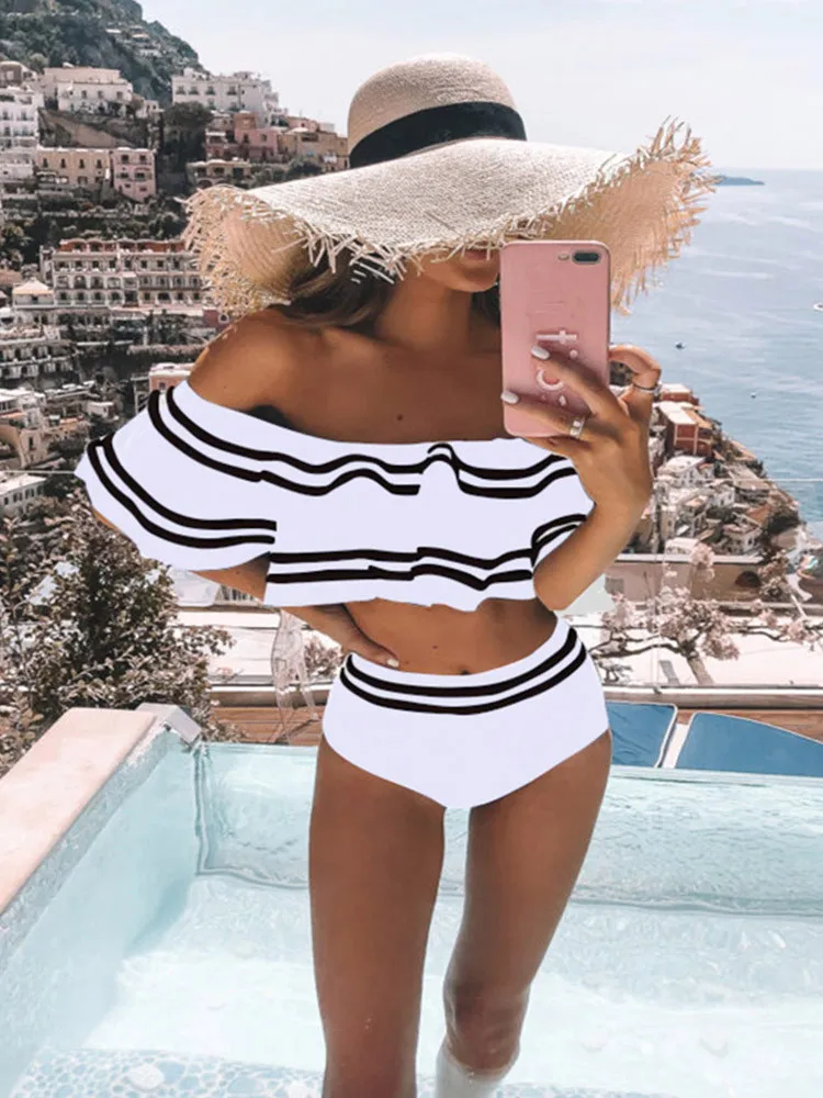 Women's high waist bikinis set sexy two-piece separates ladies bikini push up swimsuit bikinis 2020 mujer push up 30D10 (2)