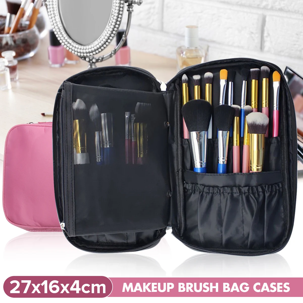 1 шт. органайзер для косметических кистей|beauty tools cosmetics|brush makeup organizerbag |