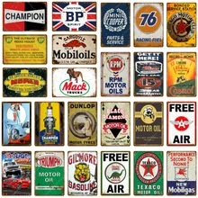 Mopar BP Bull Dog RPM двигатель масла Оловянная вывеска автомобилей грузовиков мотоциклов металлическая табличка Бар Паб гараж АЗС Настенный декор шин плакат