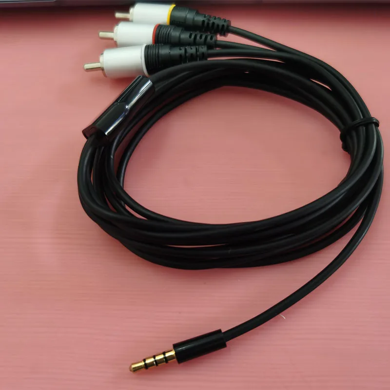 3 5 мм мини AV до RCA Мужской адаптер Аудио Видео кабель длиной 2 м|av to|audio video cable3 rca |
