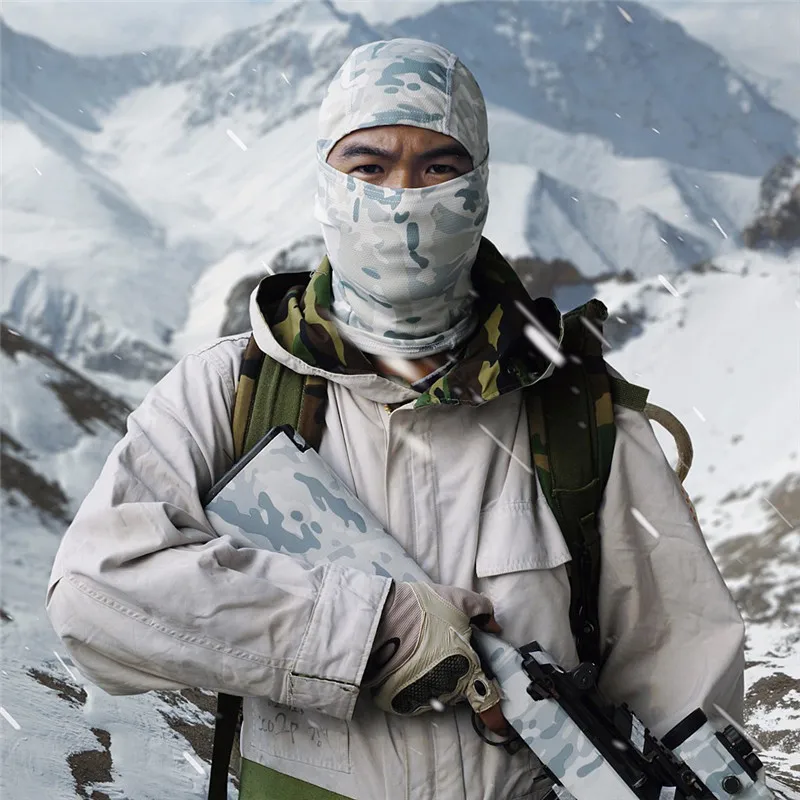 Military Tactical Hunting Camouflage Balaclava Face Mask Airsoft Paintball Gear Motorcycle Ski Cycling Protect Full Face Mask