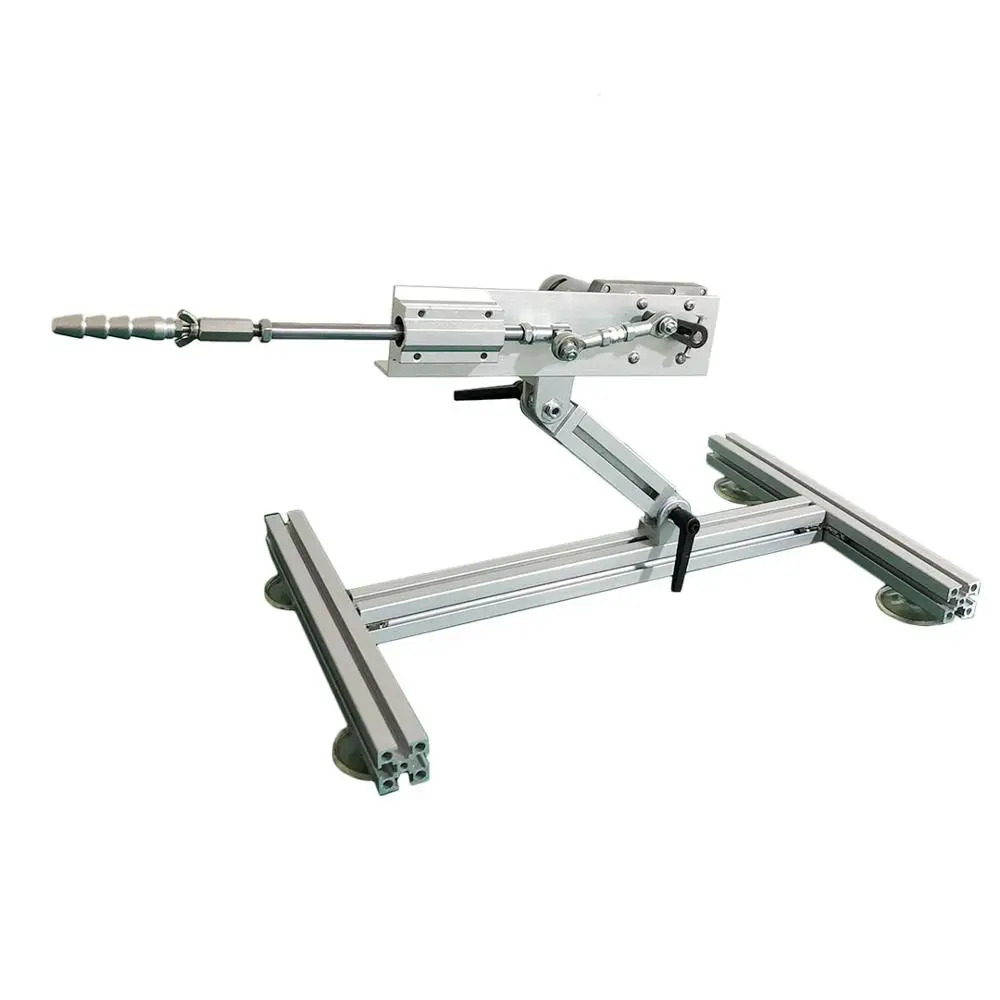 DIY Telescopic Linear Actuator Kit Aluminium Alloy Stand Speed Regulation Power Adapter Free End Connector