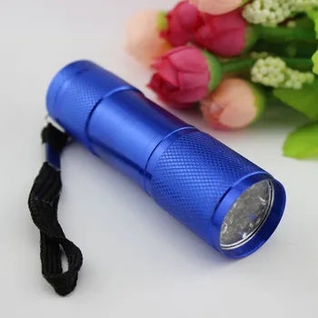 

9 LED UV Mini Flashlight Multifunction Money Checking Light Torch Ultraviolet Light Urine Stains Detector Lamp