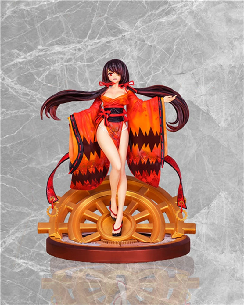 Аниме Дата живой Tokisaki Kurumi кошмар кимоно Ver. ПВХ фигурка Коллекционная модель сексуальные девушки игрушки кукла подарок 30 см