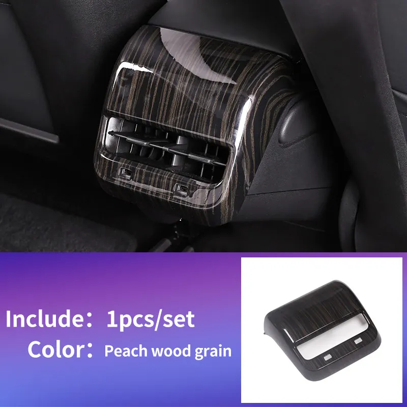 peach grain 1 pcs Задняя панель для Tesla модель 3 аксессуары/автомобильные аксессуары модель 3 tesla три tesla модель 3 карбон/аксессуары - Название цвета: peach grain 1 pcs
