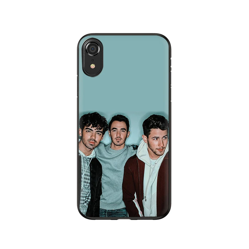 Jonas Brothers мягкий силиконовый телефон чехол для iPhone 5 5S SE 6 6s 7 8 Plus X XR XS 11 Pro Max - Цвет: B1