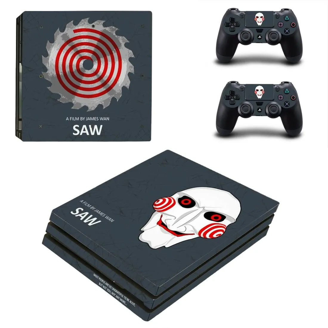 Movie Saw PS4 Pro sticker s PS 4 Play station 4 Pro виниловые наклейки для playstation 4 Pro консоли и контроллера