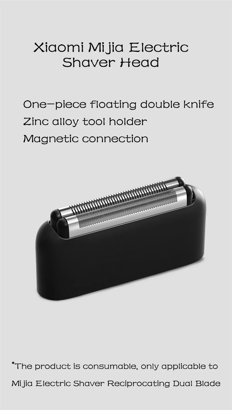 Новинка, Xiaomi Mijia, электрическая бритва, 2 лезвия, бритва, USB, перезаряжаемая, умная, мини, для влажного бритья, моющаяся, триммер для бороды, мужская, для путешествий