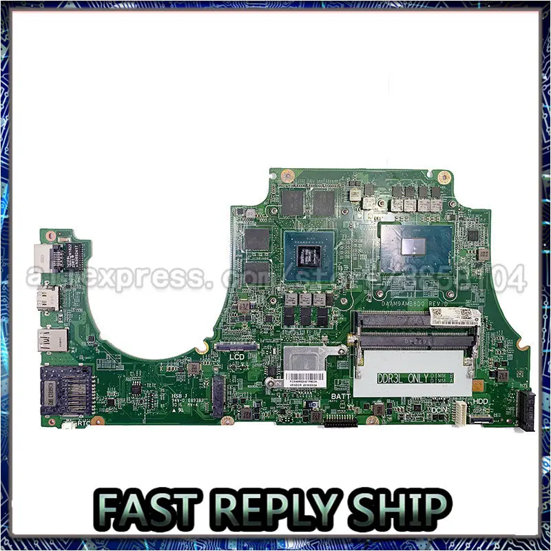 7559 материнская плата для Dell Inspiron 0MPYPP DAAM9AMB8D0 N16P GX A2 GTX960M 4G I7 6780HQ ноутбука MPYPP