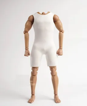 

Mnotht White 1/6 Scale Male Solider Fatten up Conjoined suit Enlarge Vest for 12in Male Soldier Phicen JIAOUL HOTTOY Body model