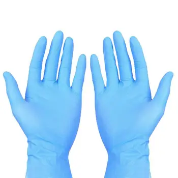 

50pcs Disposable Nitrile Gloves Oil Proof Waterproof Multipurpose Cleaning Washing Gloves
