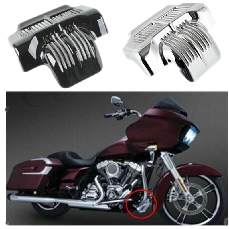 Мотоциклетная Стоковая Крышка масляного радиатора для Harley Touring Electra Road Street Glide мотоцикл с коляской 2011- мотоцикл