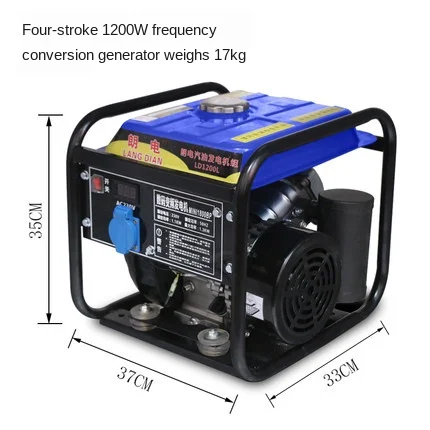 Portátil da Gasolina do Agregado 1kw do Inversor de Digitas Gerador Familiar Volt Pequeno Mini Carro 1100w 220v