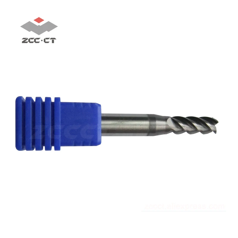 10pcs ZCC 5mm end mill PM-4E-D5.0 HRC55 5*6*13*50 high hardness cutter endmill for all kinds of metal | Инструменты