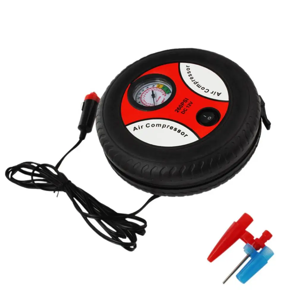 260PSI DC12V мини-насос для накачивания шин воздушный компрессор авто портативный насос