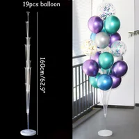 7/11/19 rury uchwyt na balon balony kolumna stojąca balon do konfetti dzieci Birthday Party Baby Shower materiały do dekoracji ślubnych 2