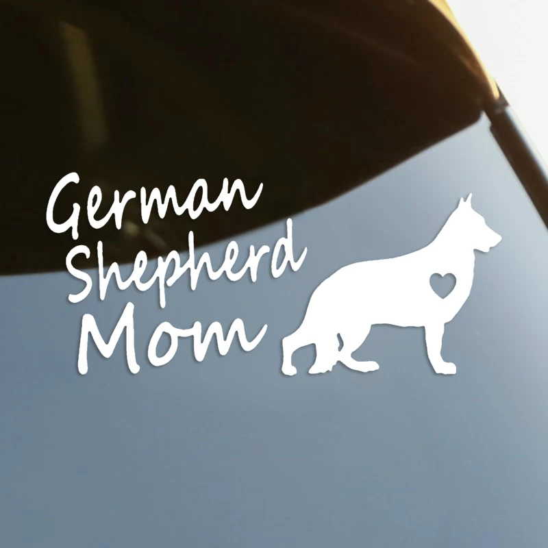 наклейки на авто Немецкая овчарка мама собака German Shepherd Mom водонепроницаемые