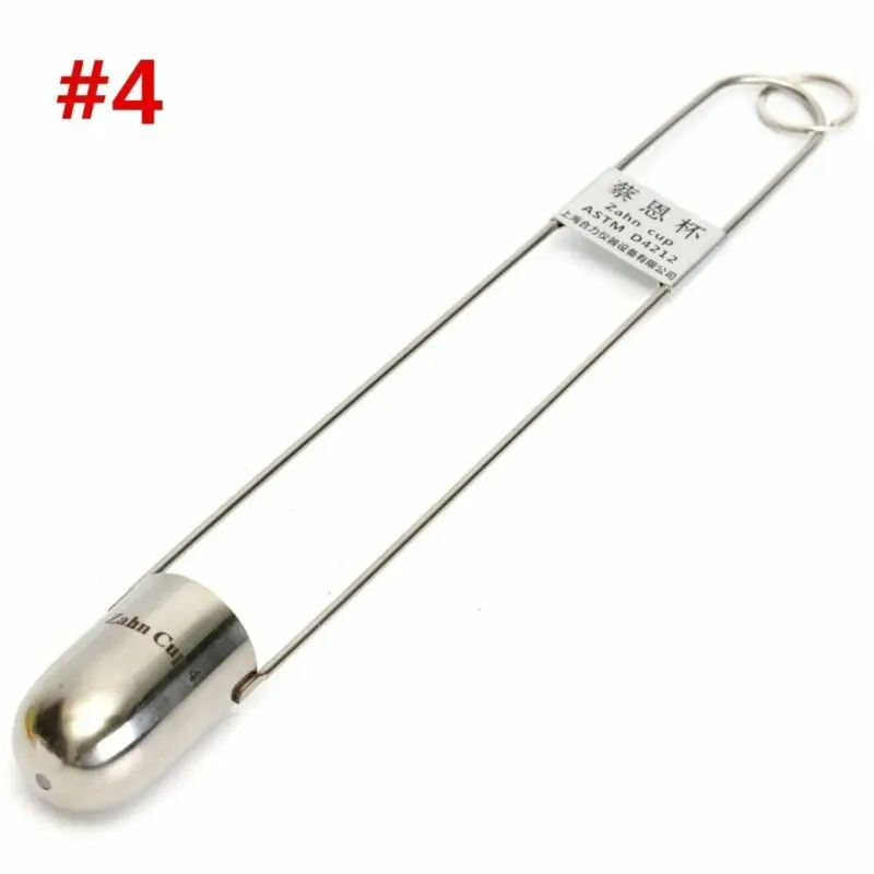 Viscosity cup stainless steel precision mixing and thinning tool Zion Cup 1#2#3#4#/5# viscosity cup