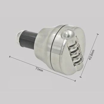 

New 4 Digits Password Lock Zinc Alloy Wine Bottle Combination Safe Lock Wine Stopper Lock Vacuum Plug Preservation Liquor Red Wi
