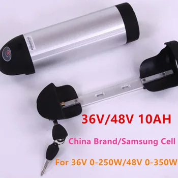 

36V 48V 10ah electric moutain bike battery 26 inch bike water bottle battery for 36v 240W 48V 350W Brushless high speed motor