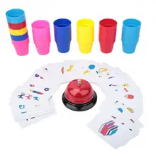 Дети штабелирование чашек игрушки Спорт штабелирование чашек реакции тренировочная игра Ранние развивающие игрушки для детей подарок для взрослых