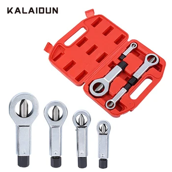 

KALAIDUN Nut Splitter Cracker Adjustable Heavy Duty Rust Resistant Damaged Nut Remove Cutter Extractor Tool Spanner Wrench Hex