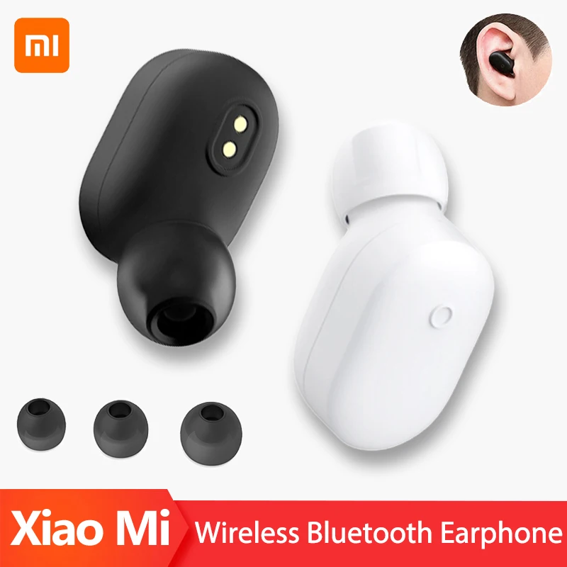 Оригинальные беспроводные мини наушники Xiaomi с Bluetooth гарнитура 4 1 Mini со встроенным